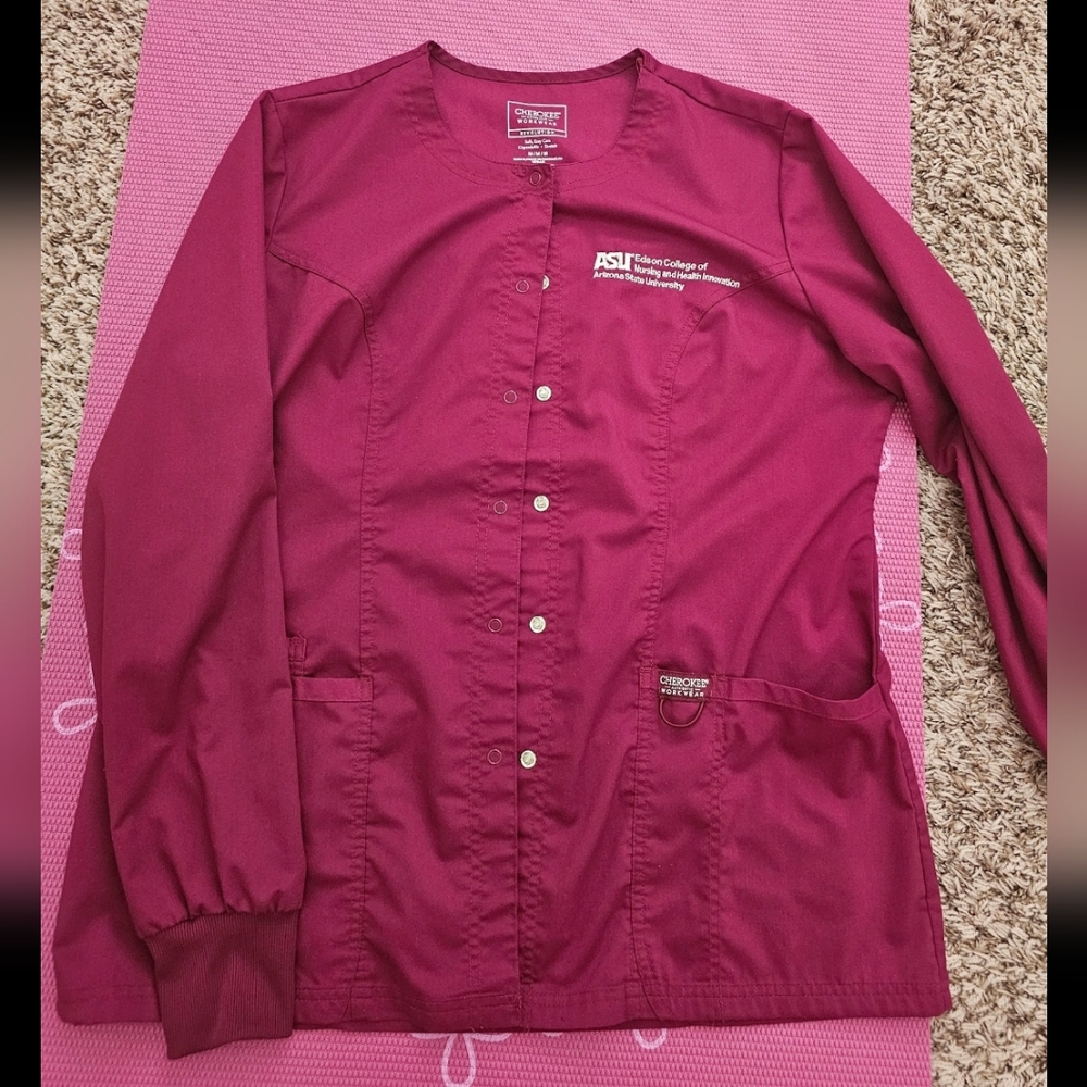ASU nursing scrub tops, polo and jacket